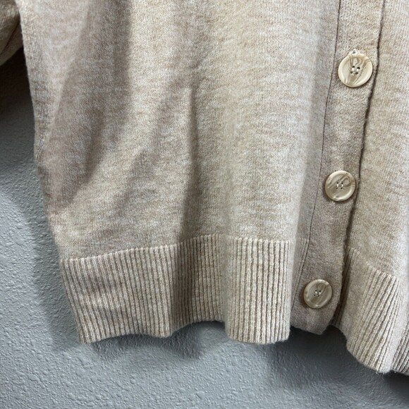 ASOS Design Curve V Neck Fluffy Button Down Soft Cardigan Size 14 - Picture 4 of 11